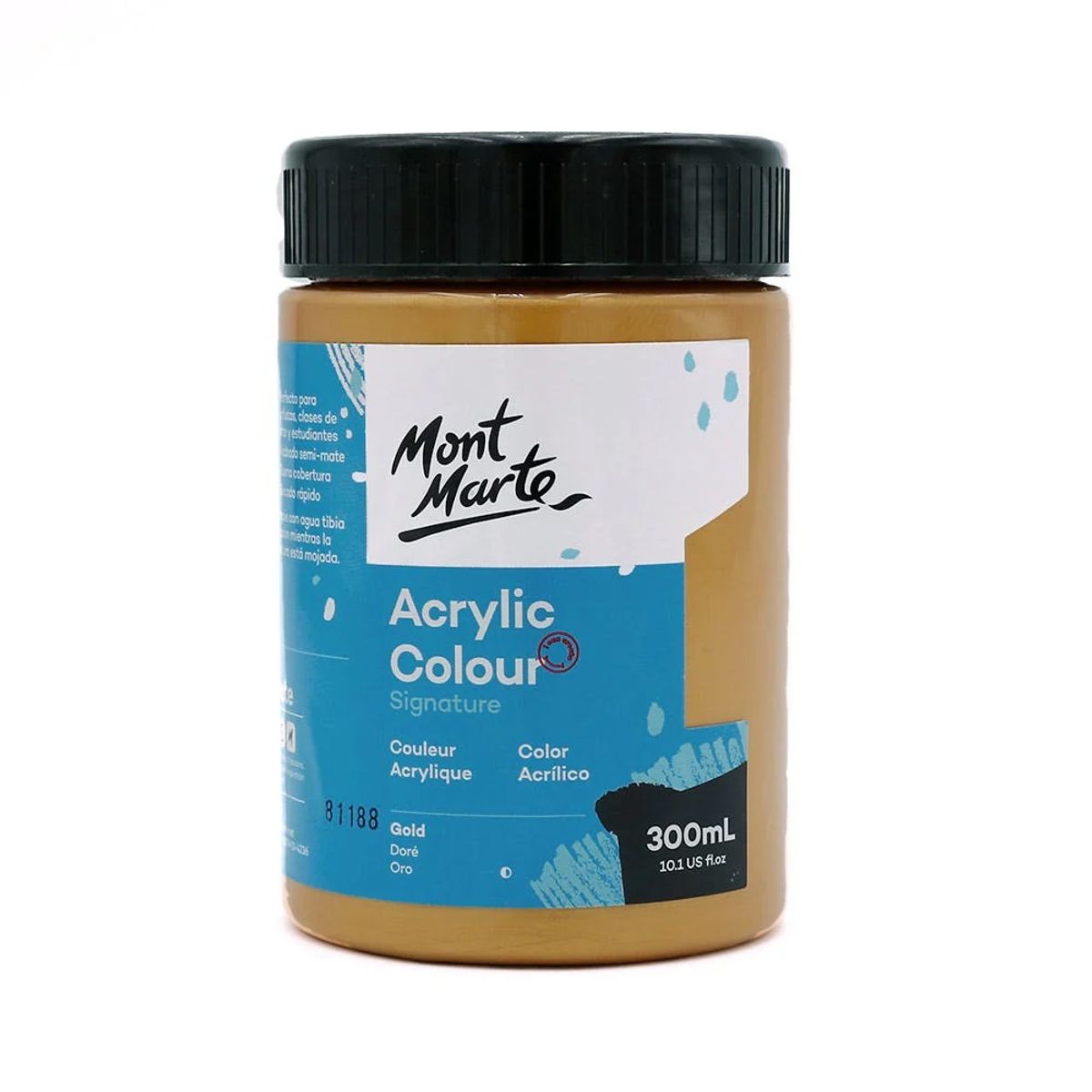MONT MARTE - Pintura Acrílica 300ml Oro