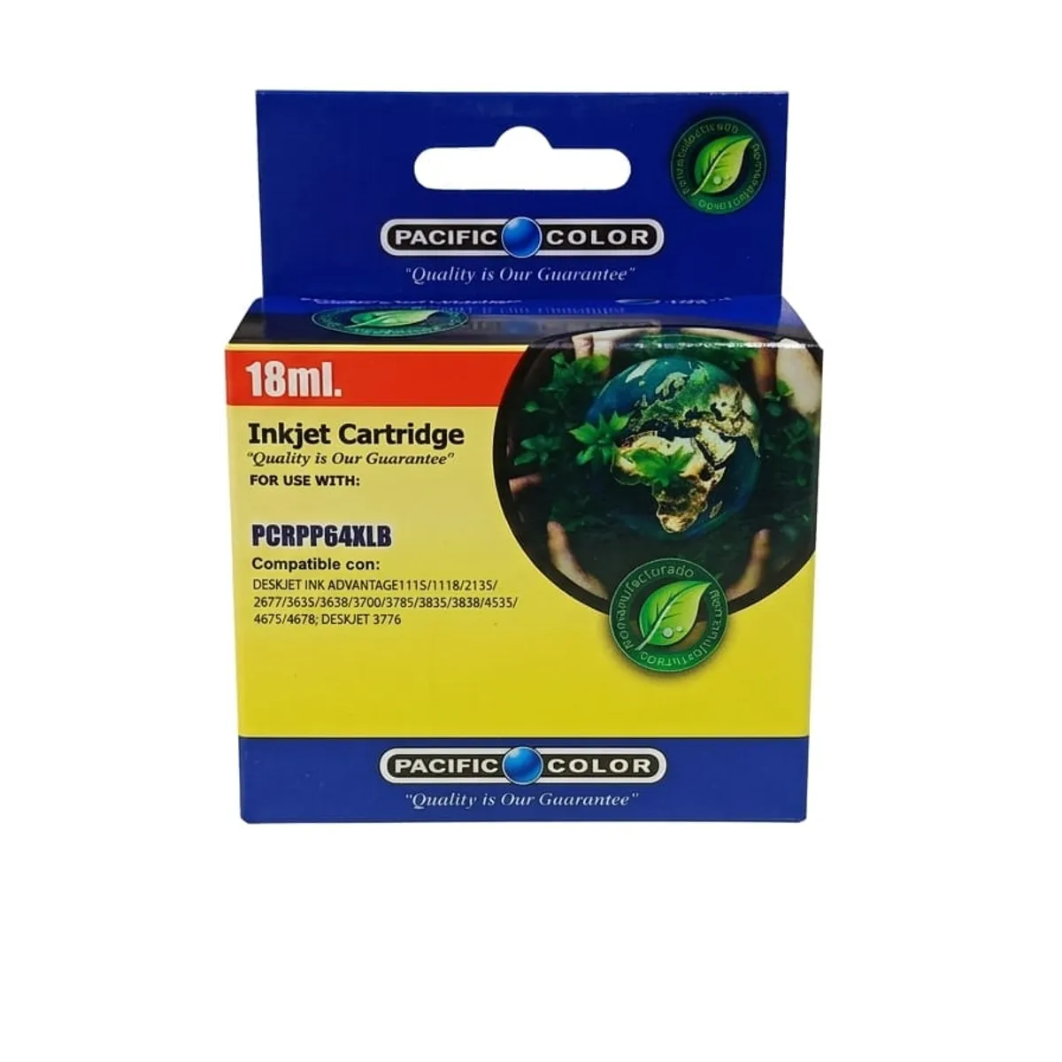 PACIFIC COLOR - CARTUCHO DE TINTA - INKJET 664 XL (64 XL) - PACIFIC COLOR - NEGRO - 18ML