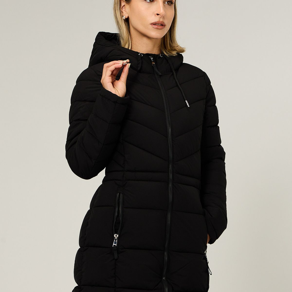 TOMMY HILFIGER - Parka Packable Acolchada Negro Tommy Hilfiger