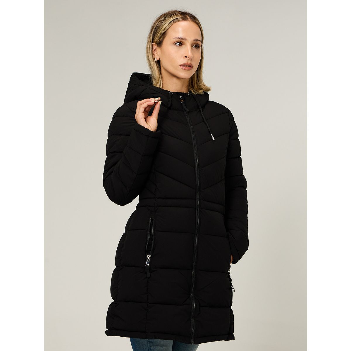 TOMMY HILFIGER - Parka Packable Acolchada Negro Tommy Hilfiger
