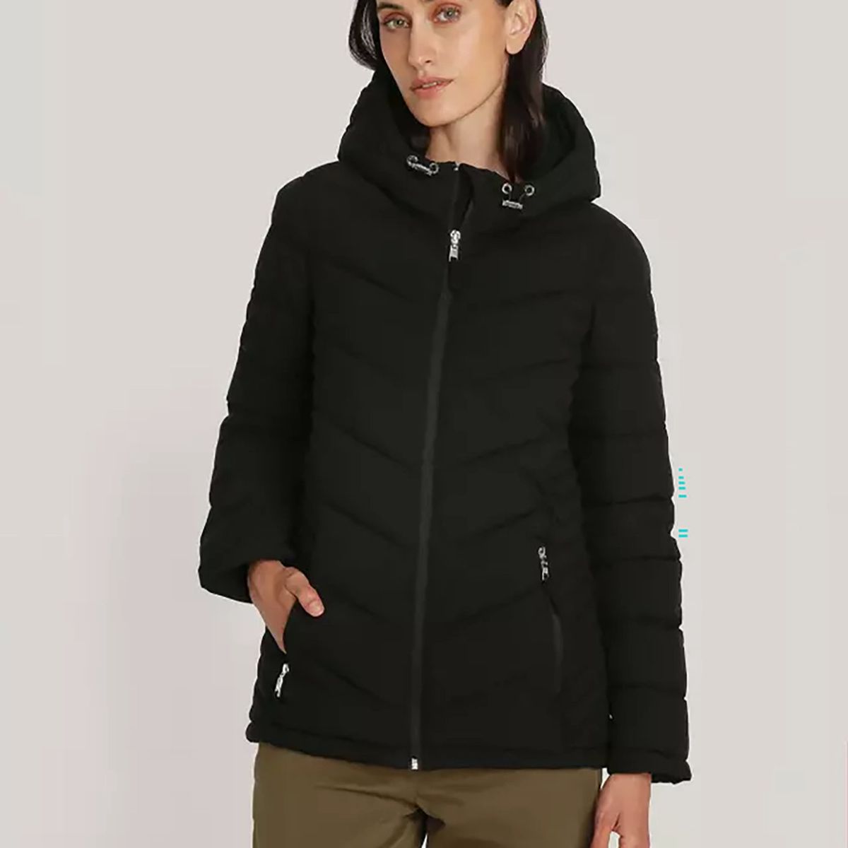 TOMMY HILFIGER - Parka Ligera Acolchada Negro Tommy Hilfiger