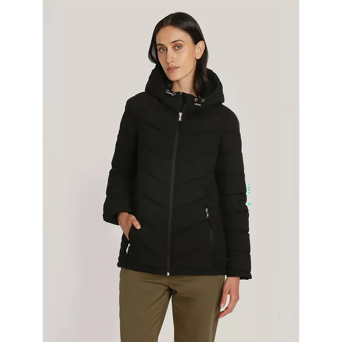 TOMMY HILFIGER - Parka Ligera Acolchada Negro Tommy Hilfiger