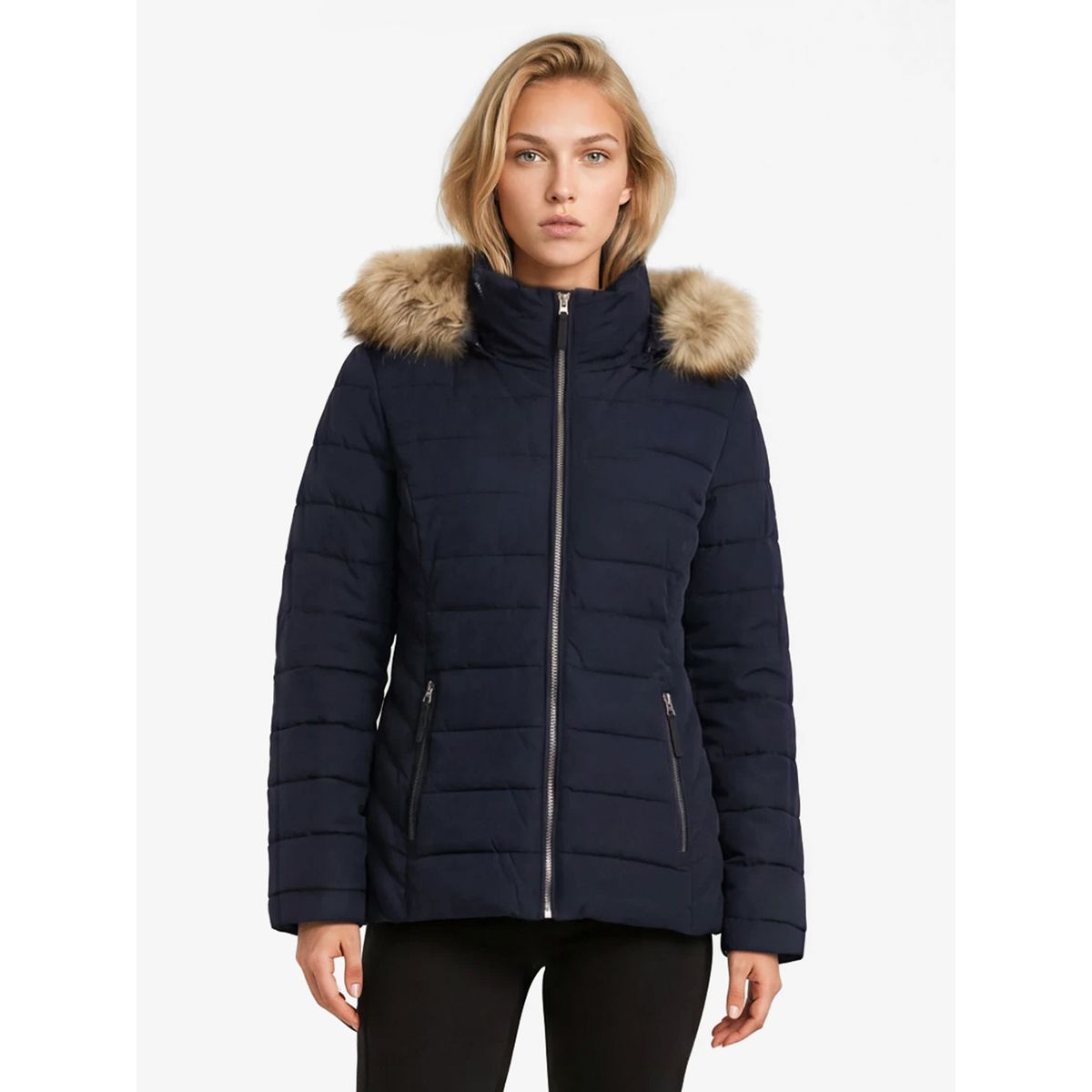 TOMMY HILFIGER - Parka Puffer Acolchada Azul Tommy Hilfiger