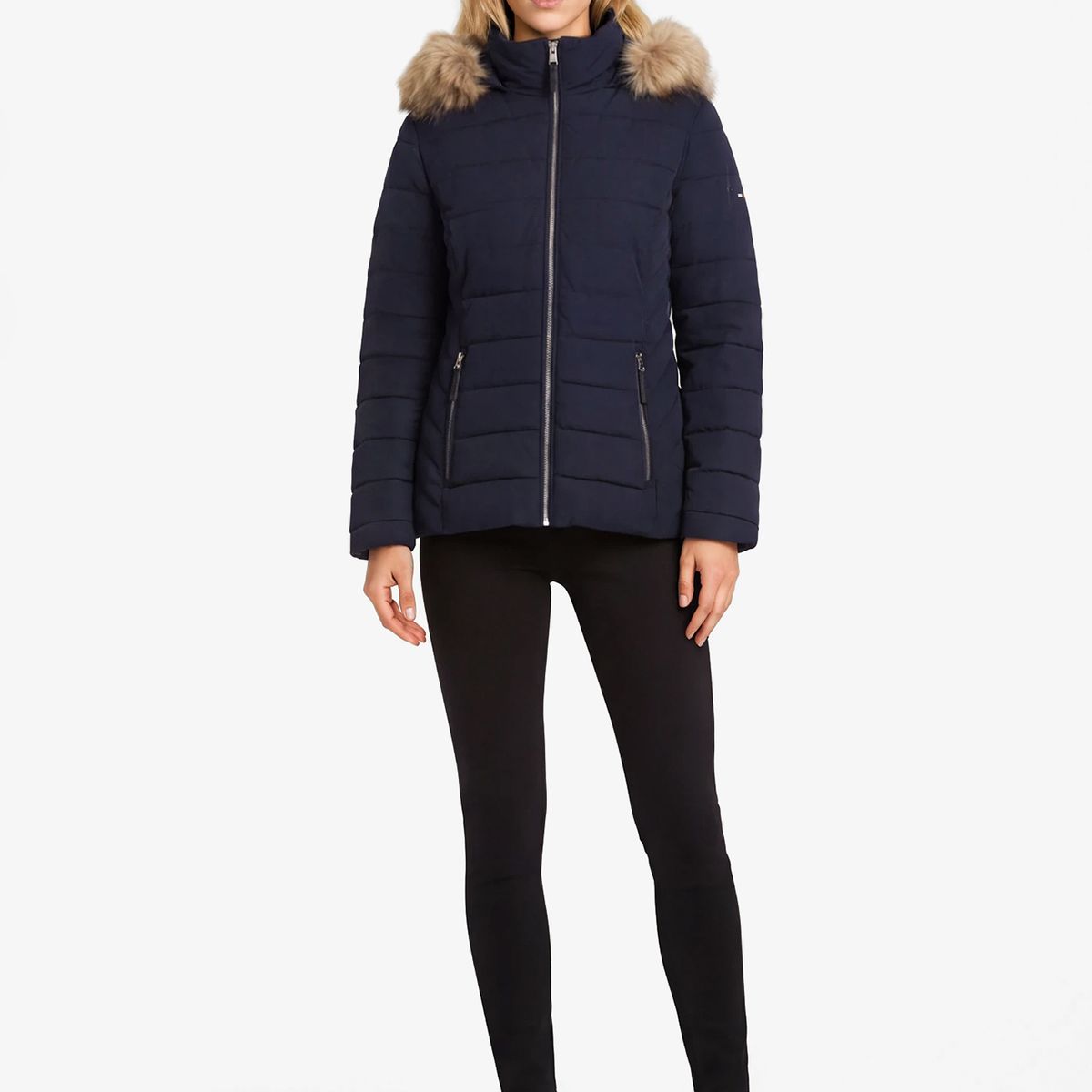 TOMMY HILFIGER - Parka Puffer Acolchada Azul Tommy Hilfiger