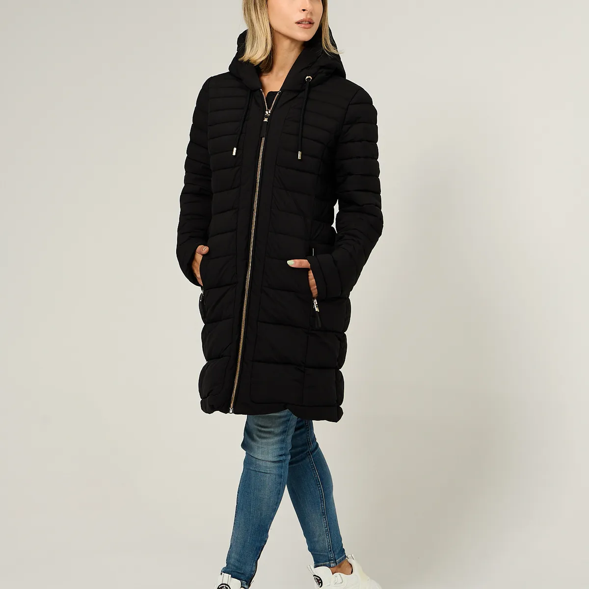 TOMMY HILFIGER - Parka Walker Packable Negro Tommy Hilfiger
