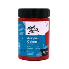 MONT MARTE - Pintura Acrílica 300ml Rojo Brillante