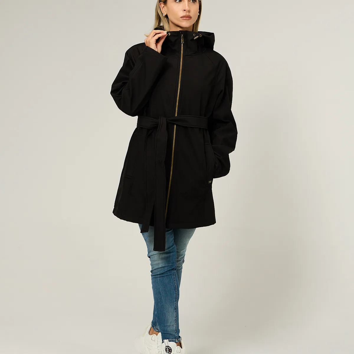 TOMMY HILFIGER - Chaqueta Softshell Solid Negro Tommy Hilfiger
