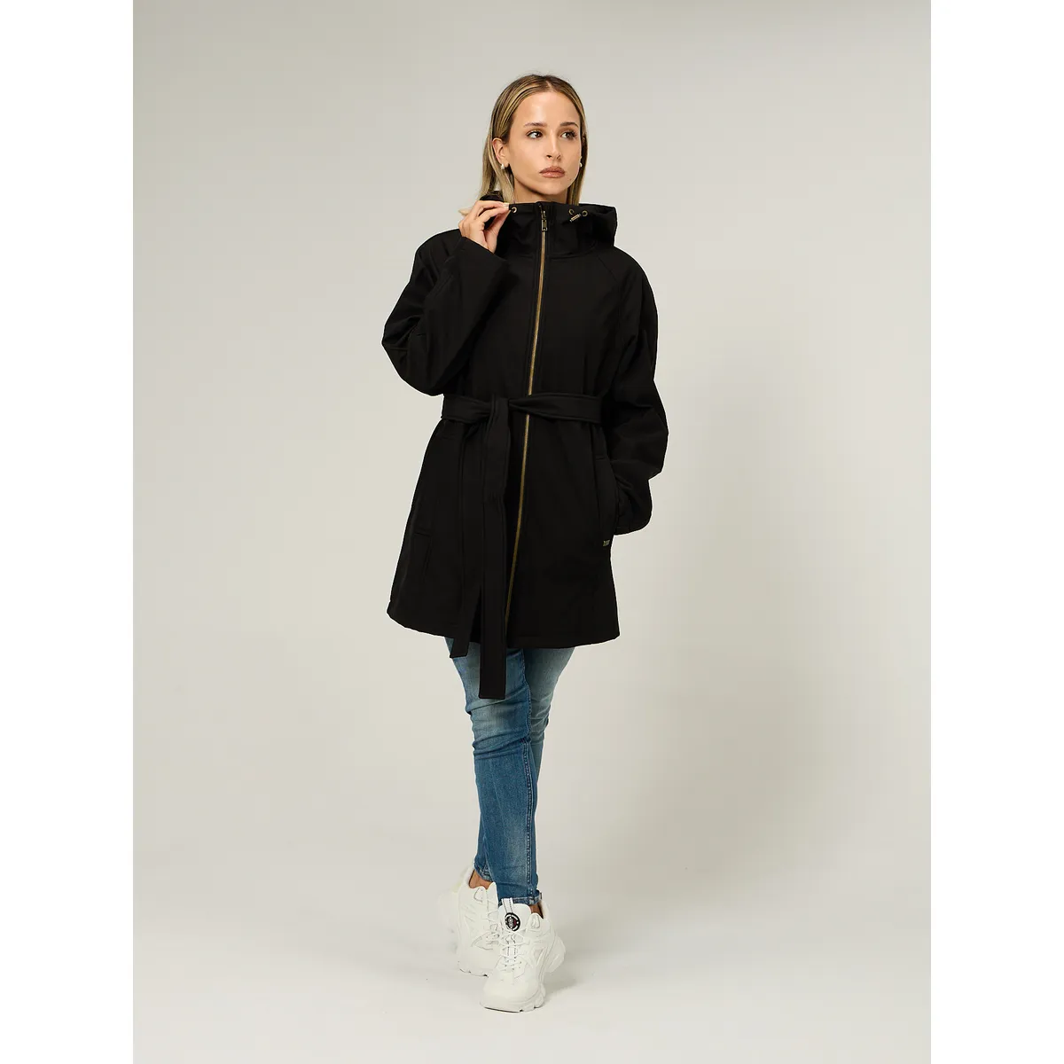 TOMMY HILFIGER - Chaqueta Softshell Solid Negro Tommy Hilfiger