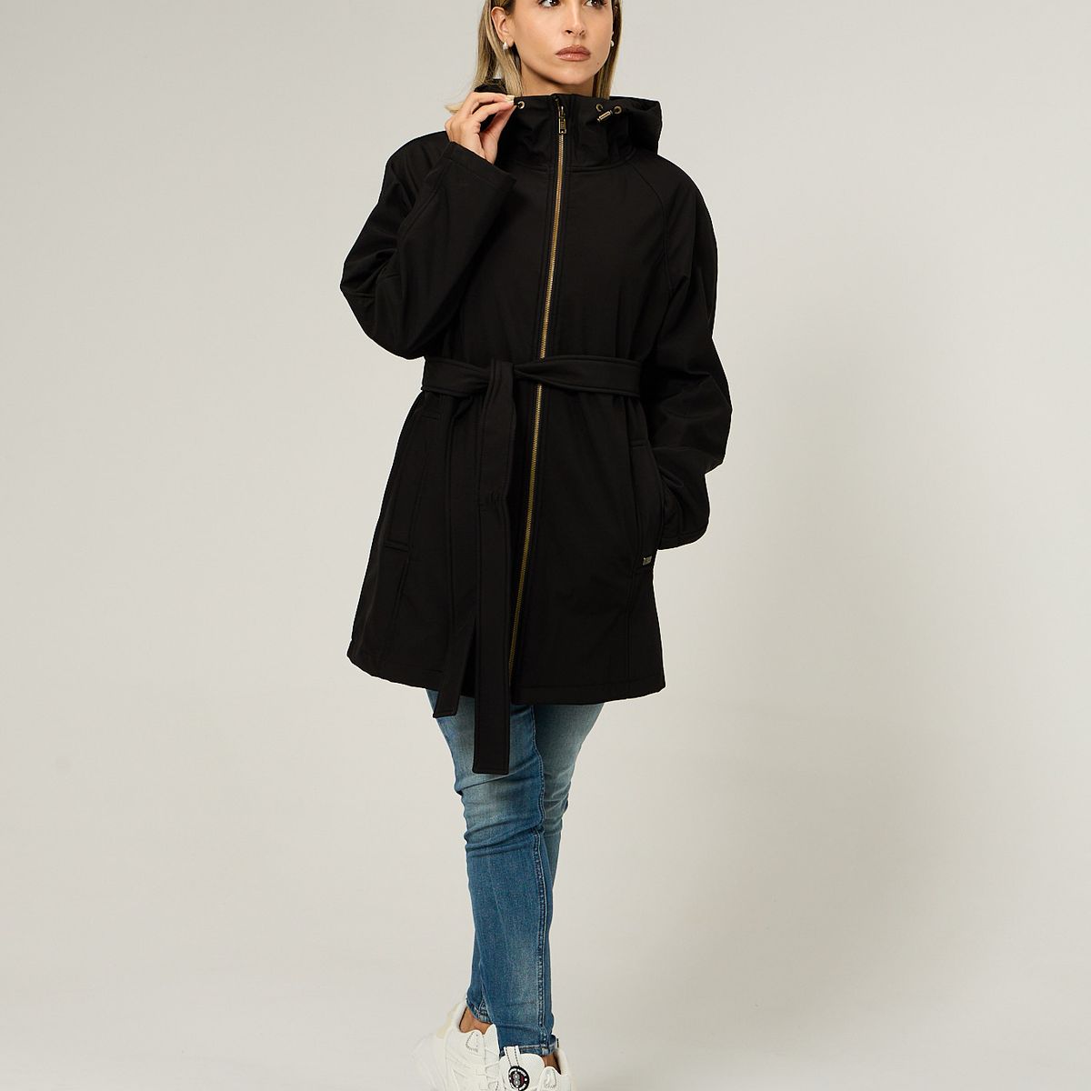 TOMMY HILFIGER - Chaqueta Softshell Solid Negro Tommy Hilfiger