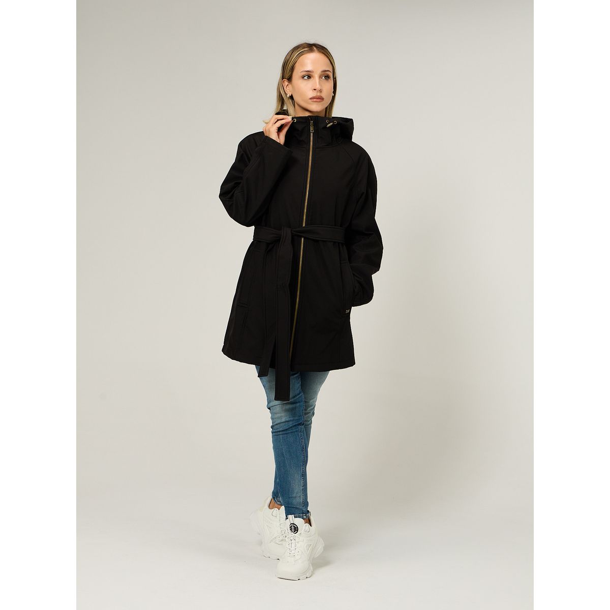 TOMMY HILFIGER - Chaqueta Softshell Solid Negro Tommy Hilfiger