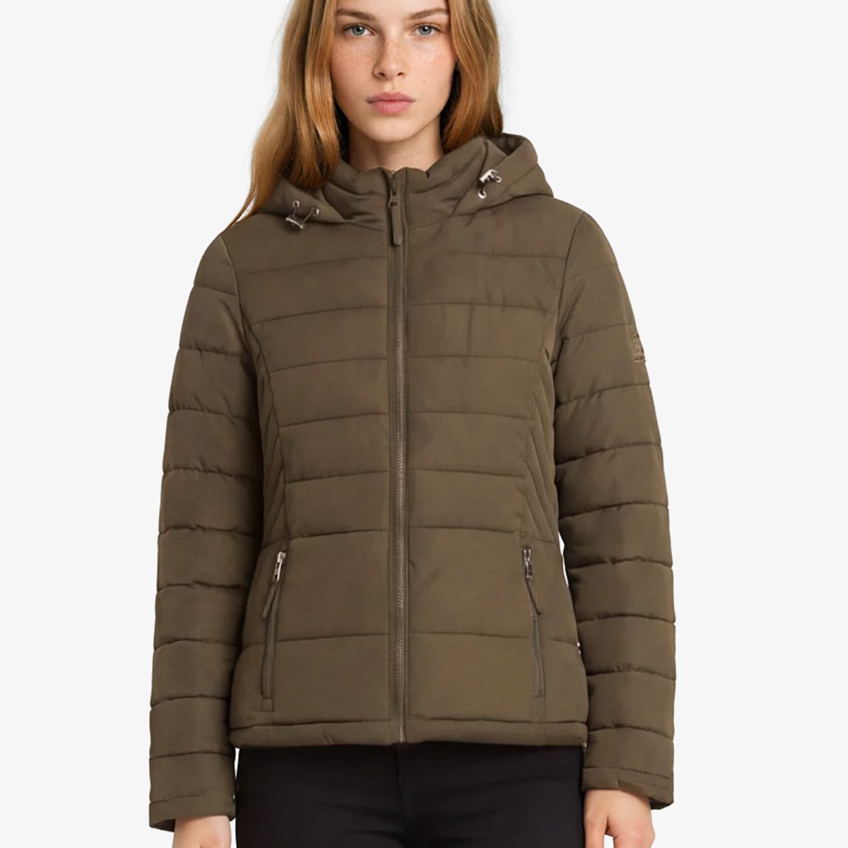 TOMMY HILFIGER - Parka Acolchada Solid Cafe Tommy Hilfiger