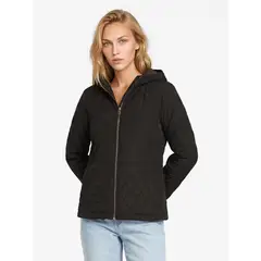 TOMMY HILFIGER - Parka Acolchada Con Cierre Negro
