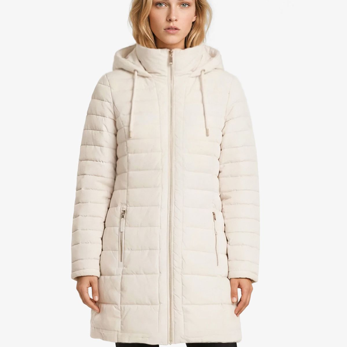 TOMMY HILFIGER - Parka Walker Packable Beige Tommy Hilfiger