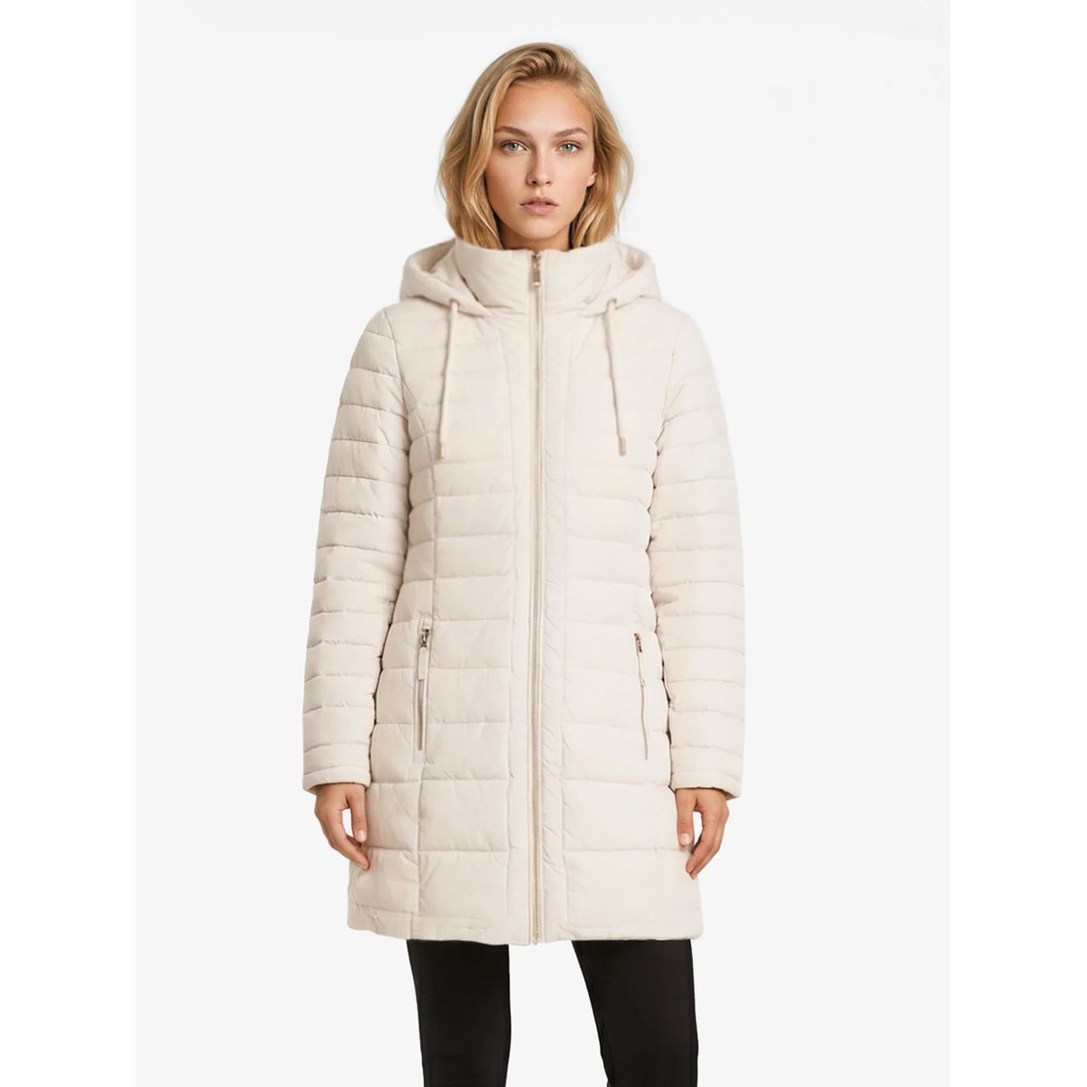 TOMMY HILFIGER - Parka Walker Packable Beige Tommy Hilfiger