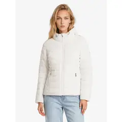 TOMMY HILFIGER - Parka Ligera Acolchada Blanco