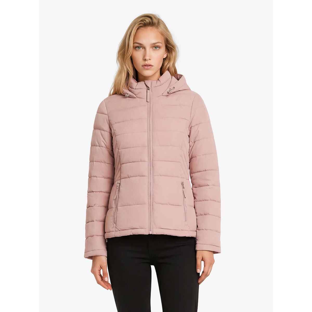 TOMMY HILFIGER - Parka Acolchada Solid Rosado Tommy Hilfiger