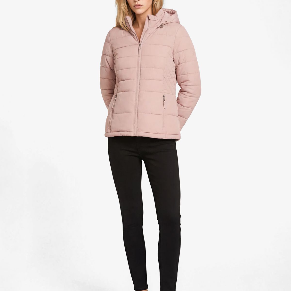 TOMMY HILFIGER - Parka Acolchada Solid Rosado Tommy Hilfiger