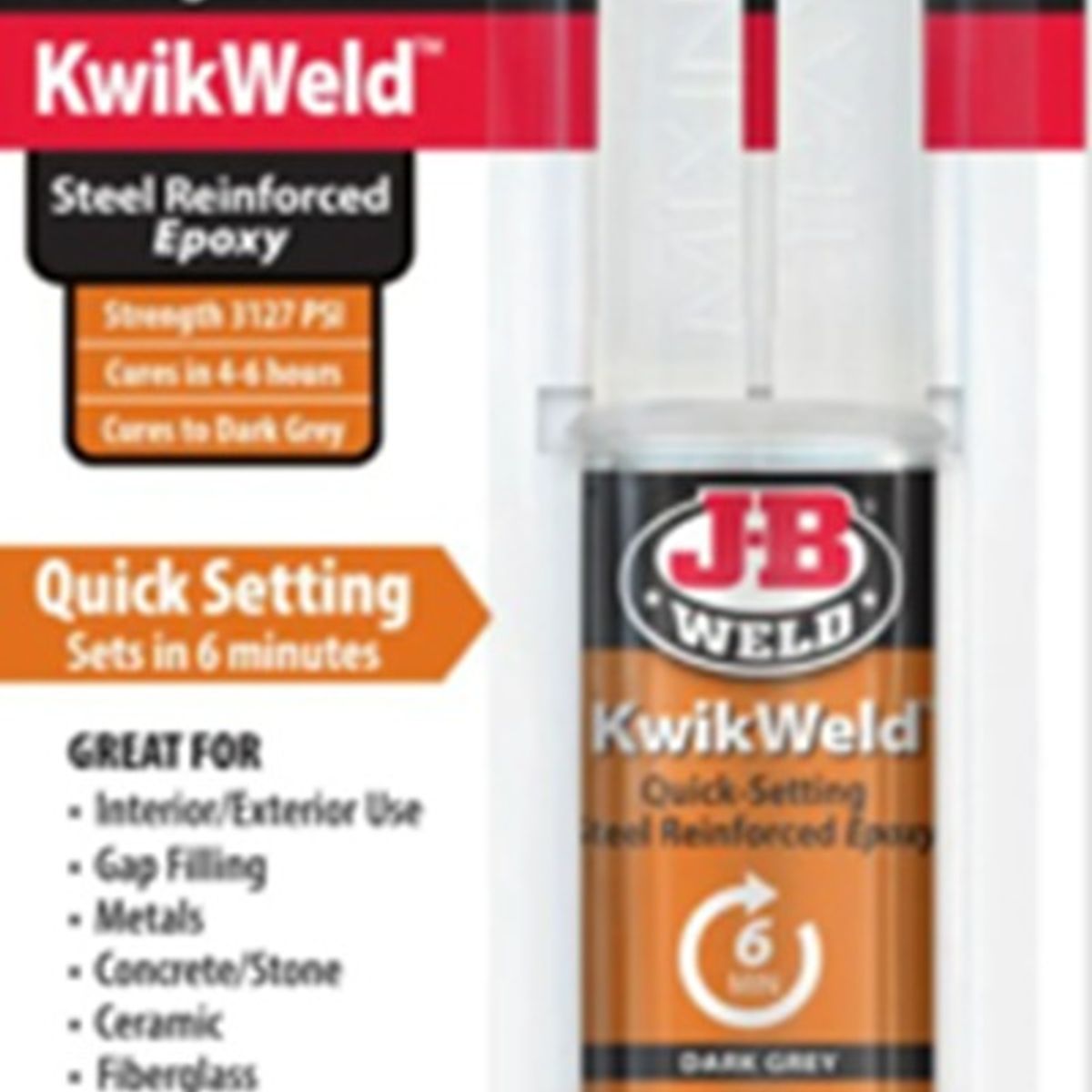 GENERICO - Jeringa soldadura rápida para metal 25 ml. J-B Weld 50176