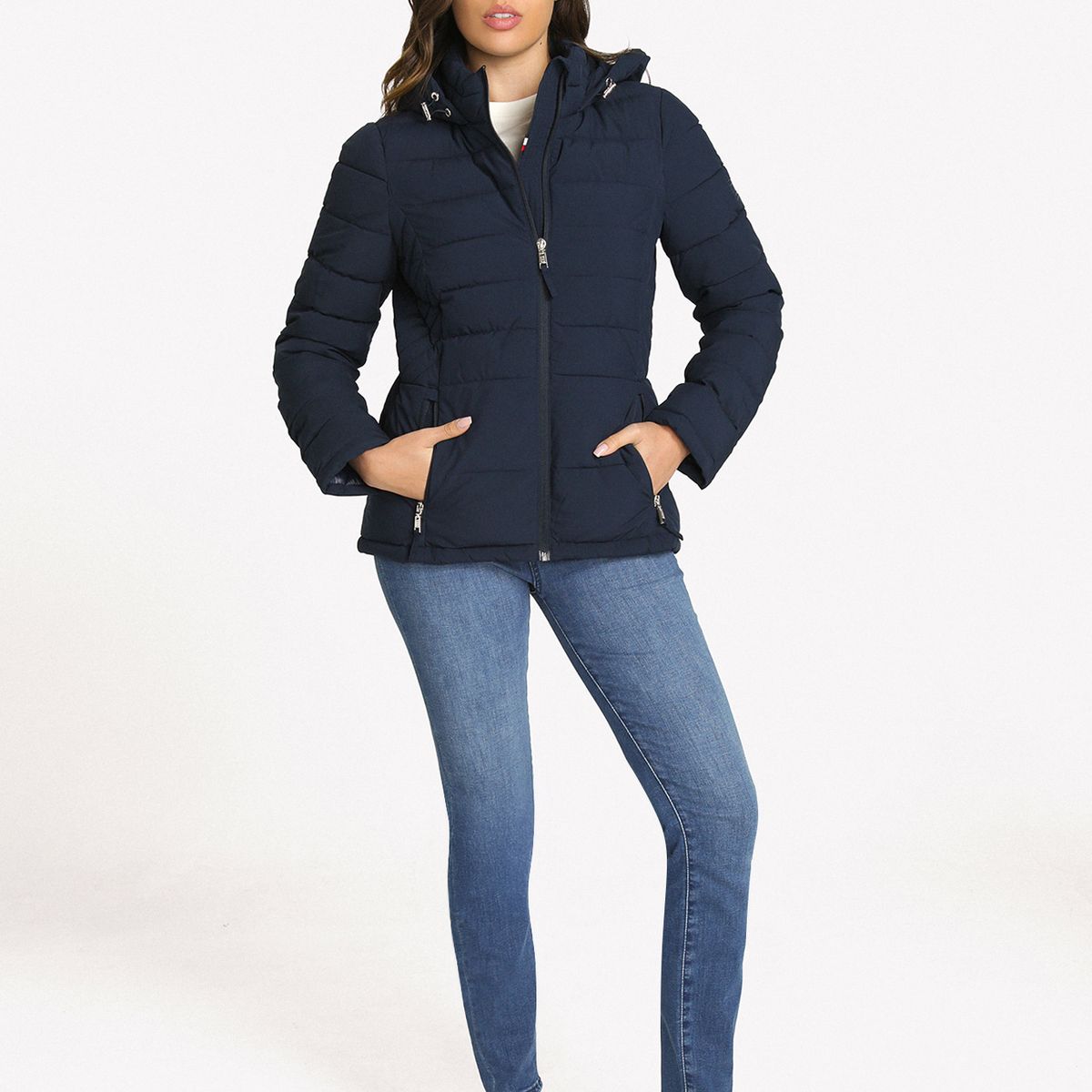 TOMMY HILFIGER - Parka Acolchada Solid Azul Tommy Hilfiger