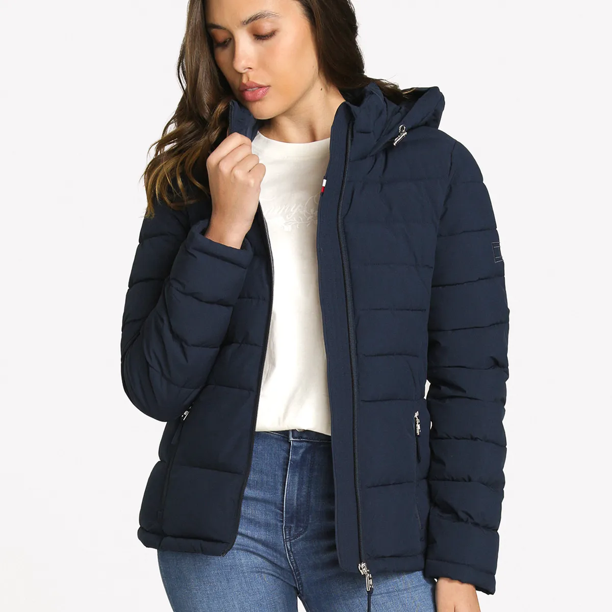 TOMMY HILFIGER - Parka Acolchada Solid Azul Tommy Hilfiger
