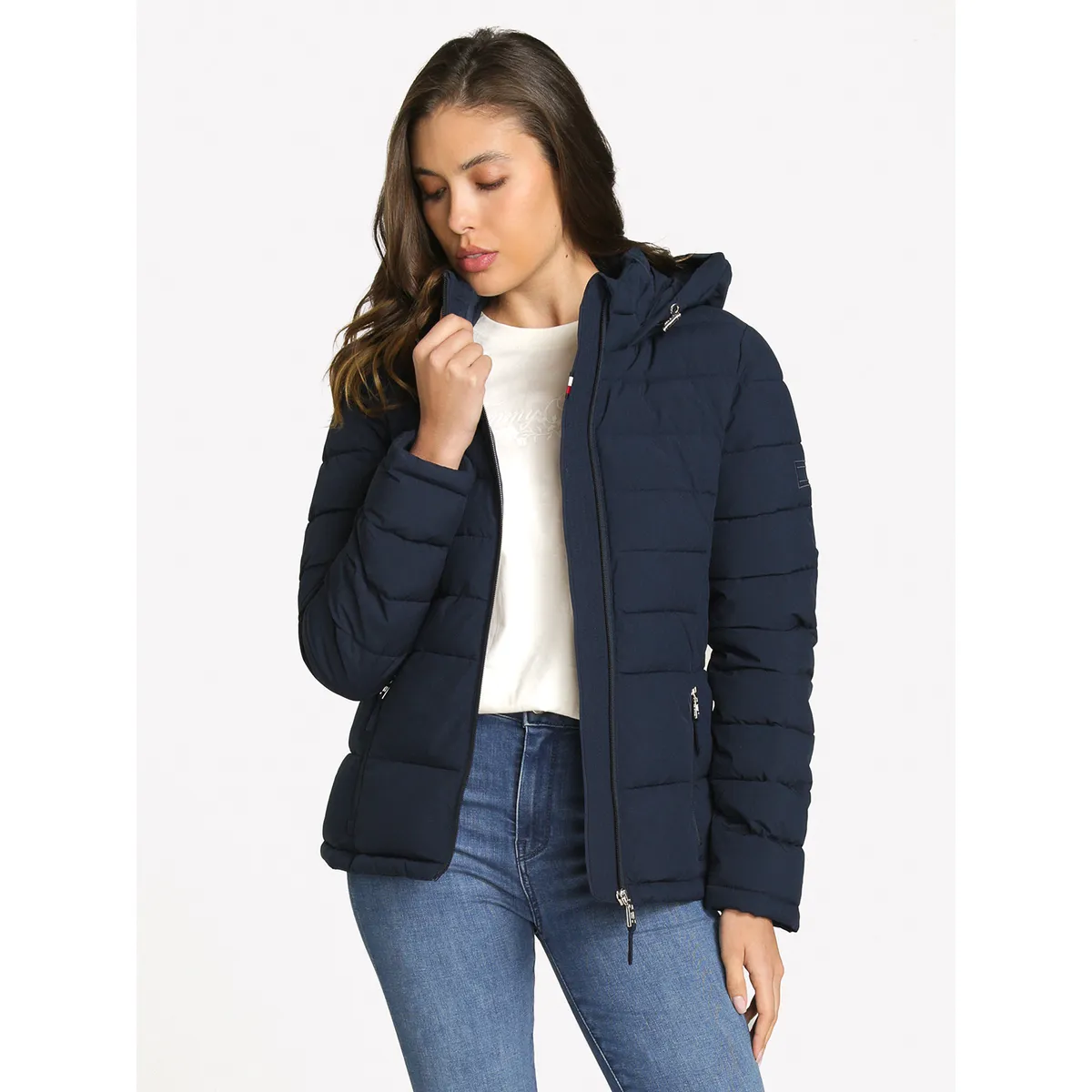 TOMMY HILFIGER - Parka Acolchada Solid Azul Tommy Hilfiger
