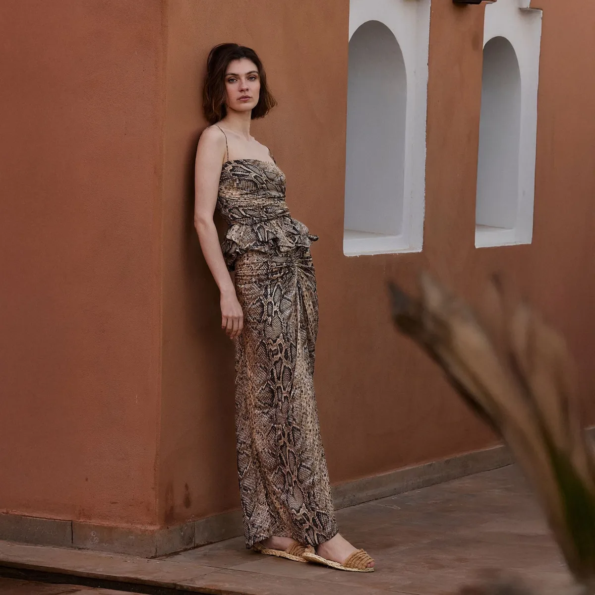 PADOVA - Falda Aitana Animal Print Mujer