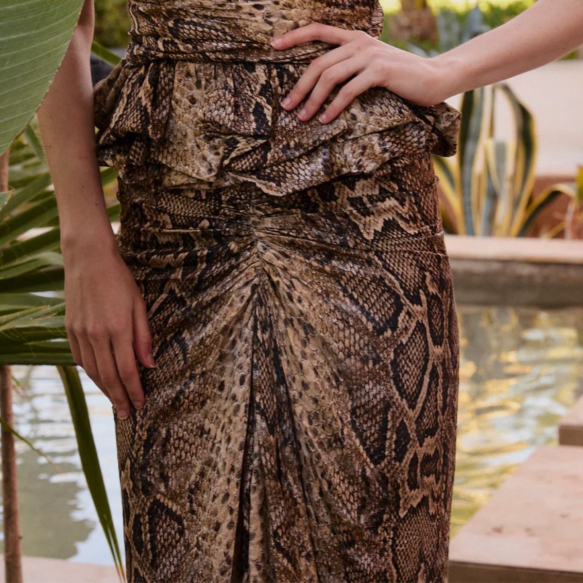 PADOVA - Falda Aitana Animal Print Mujer