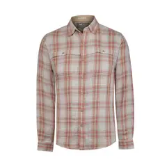ROCKFORD - Camisa Algodón Orgánico Hombre Bradford Terracota