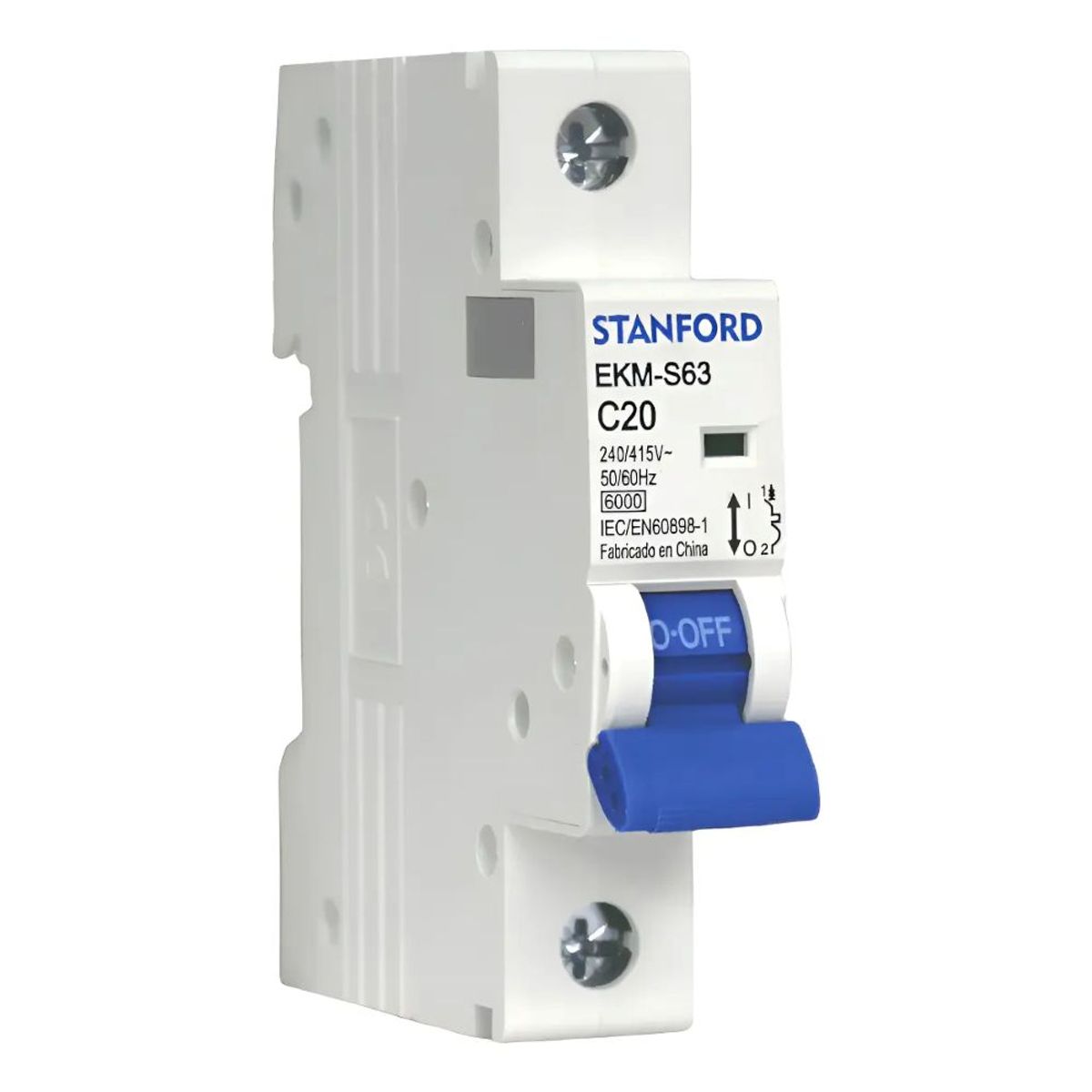STANFORD - Interruptor Automatico 1x20 A Curva C 6ka Ip20 Stanford