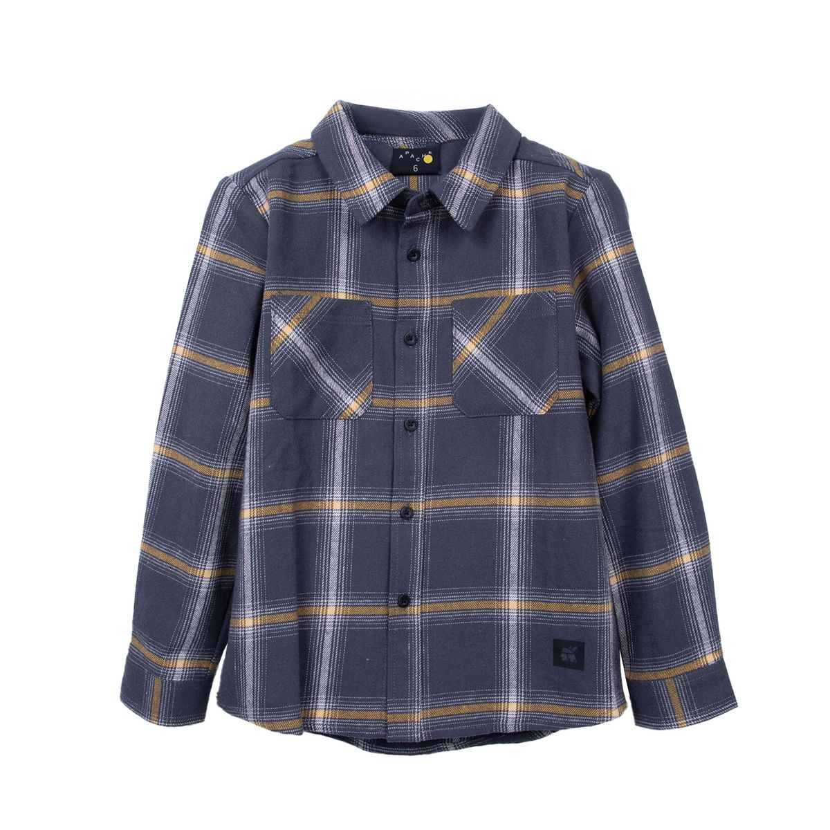 PILLIN - Camisa Gris Niño Apache PVD812-26MAR