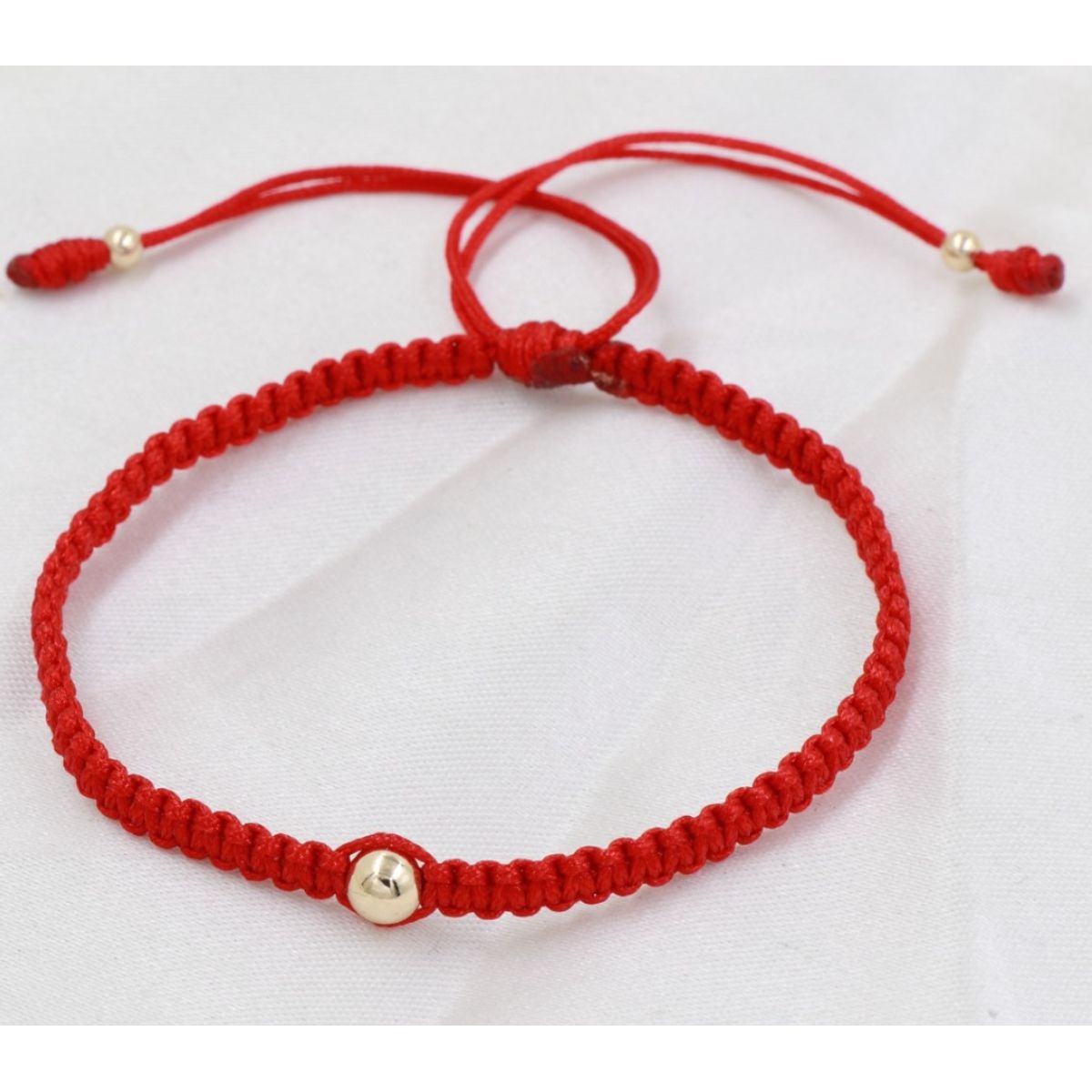 GENERICO - Brazalete Macramé Protección Parejas Oro Laminado 18k
