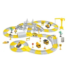 GENERICO - Juguete Pista De Auto Para Niño Bloque De Vehiculo Educativo Color Amarillo BELUG