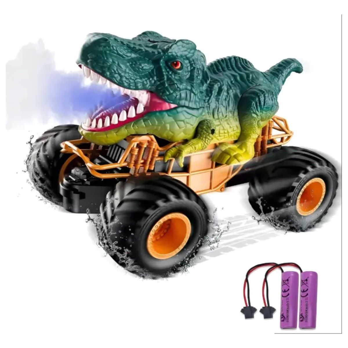 GENERICO - Dinosaurio Auto Control Remoto Recargable Carro Juguete Dinosaurio Verde BELUG