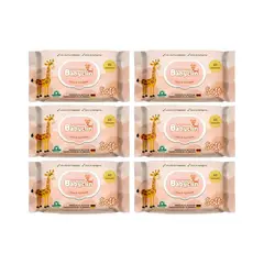 GENERICO - Pack 6 paquetes Toallitas Humedas Babyclin Soft 80un