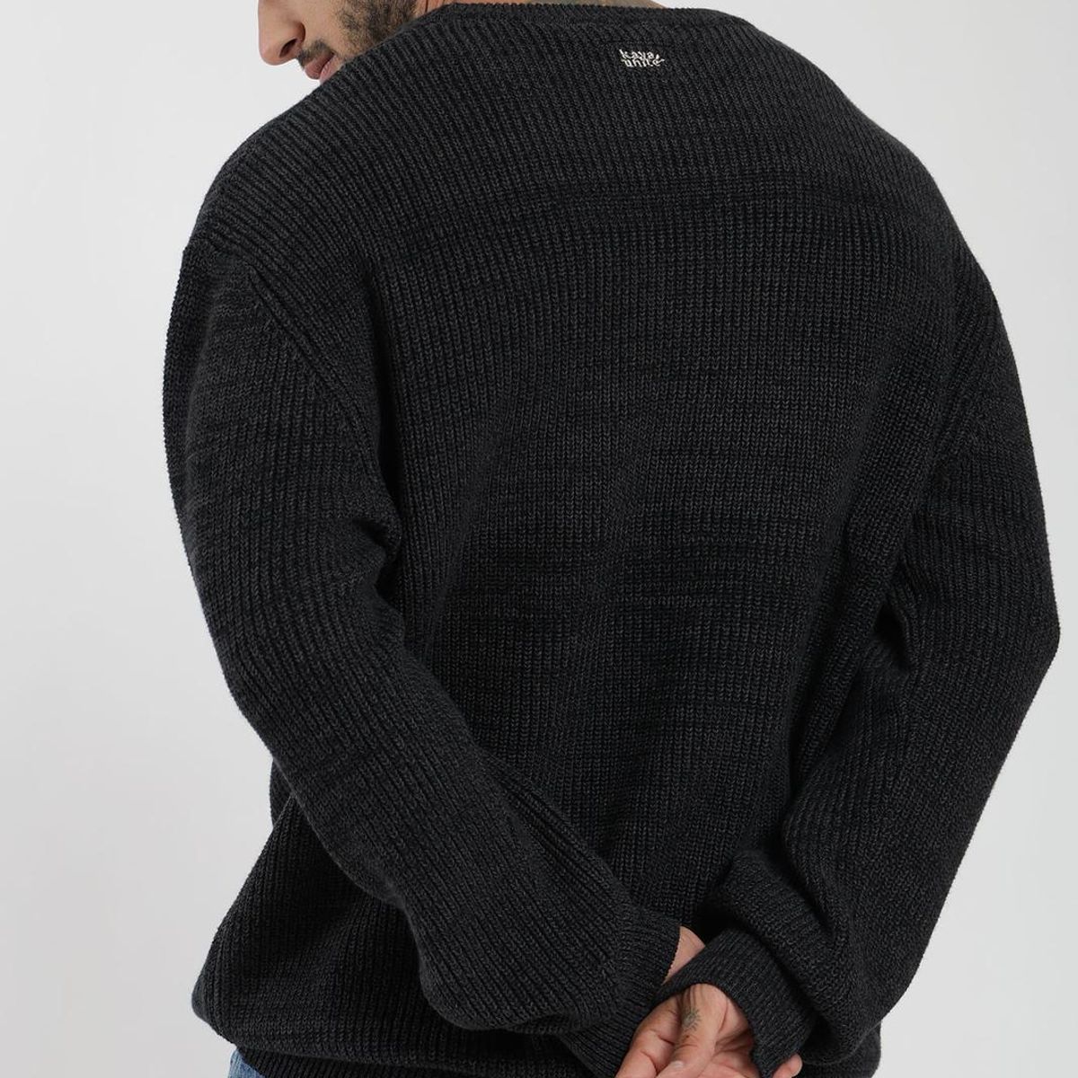 KAYA UNITE - Chaleco Tejido Cuello Redondo Melange Hombre