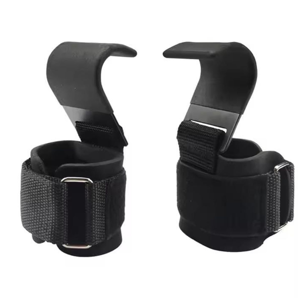 GENERICO - Straps Con Gancho Deadlift Antideslizante Diseño Con Gancho