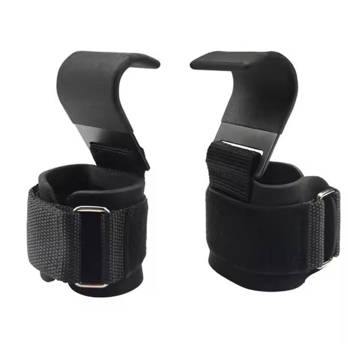 GENERICO - Straps Con Gancho Deadlift Antideslizante Diseño Con Gancho