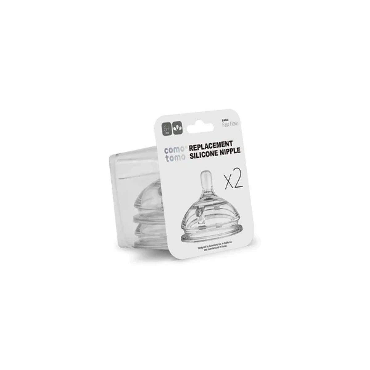 COMOTOMO - Pack de 2 Tetinas para Mamaderas Comotomo - Comotomo