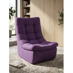 GENERICO - Sofa curvo descanso morado lino