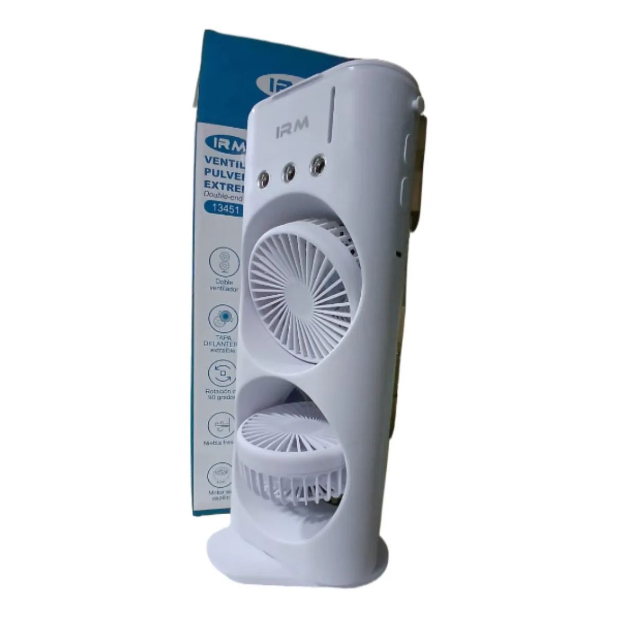 GENERICO - DOBLE VENTILADOR DE AIRE FRÍO HUMIDIFICADOR PARA ESCRITORIO