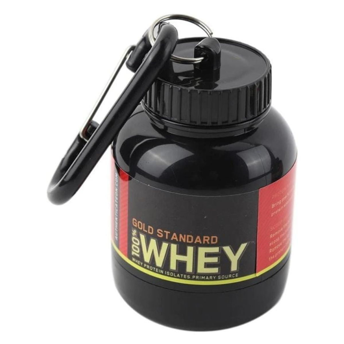GENERICO - Llavero Porta Proteína Gym Shaker