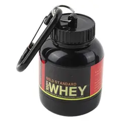GENERICO - Llavero Porta Proteína Gym Shaker