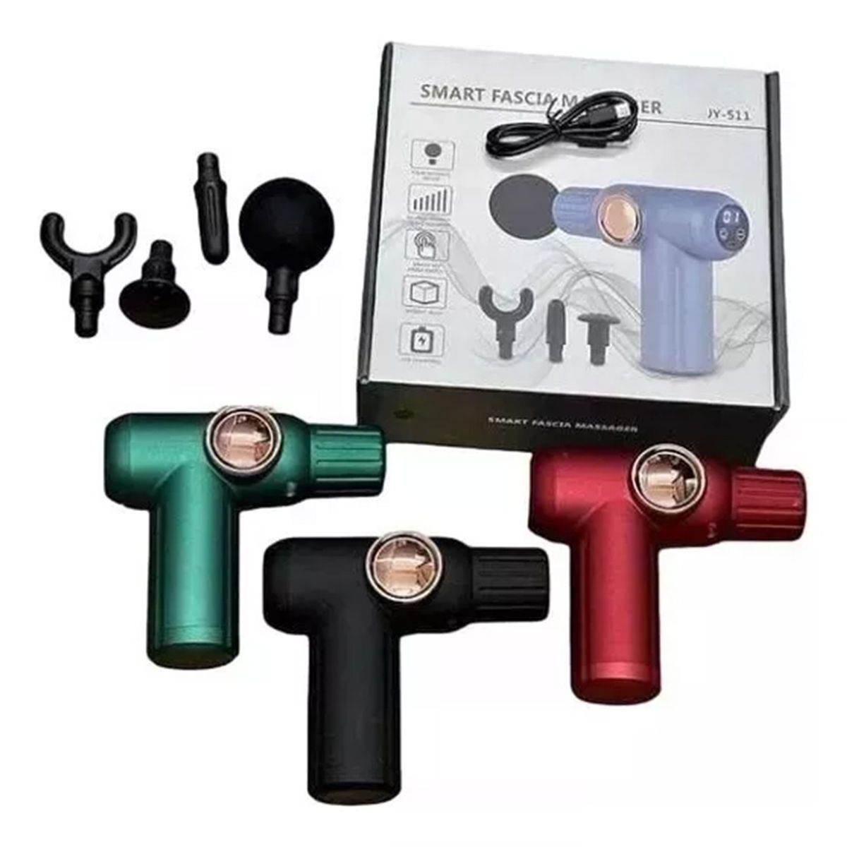 GENERICO - Masajeador Electrico Muscular Smart Fascia