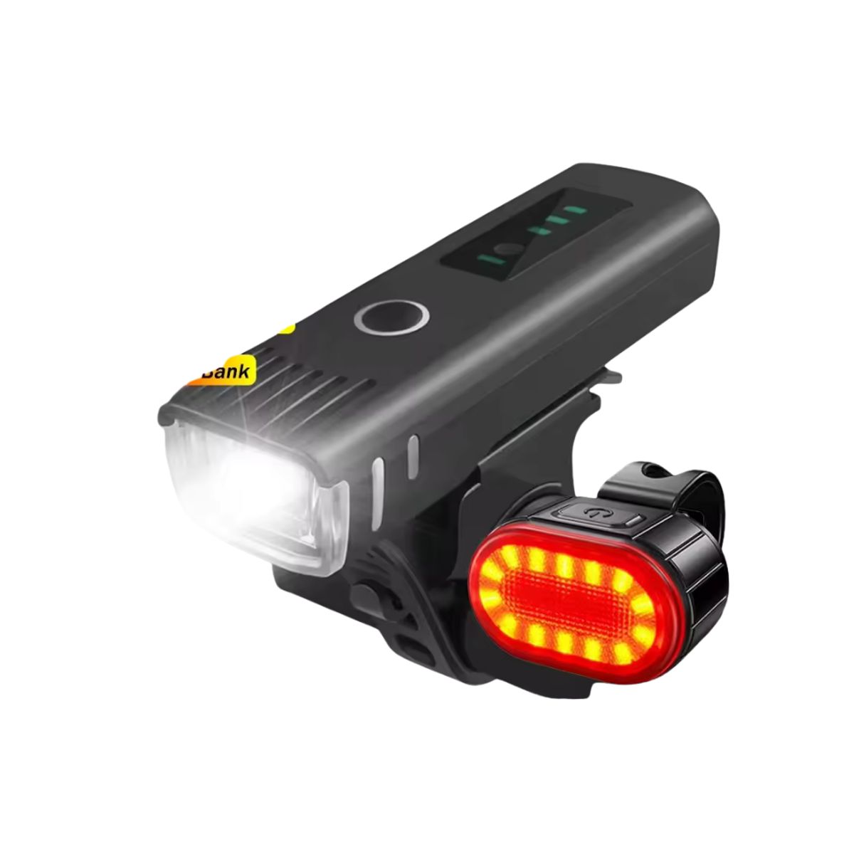 TIOZONEY - Kit Luz Delantera y Trasera Led Bicicleta Recargable Impermeable