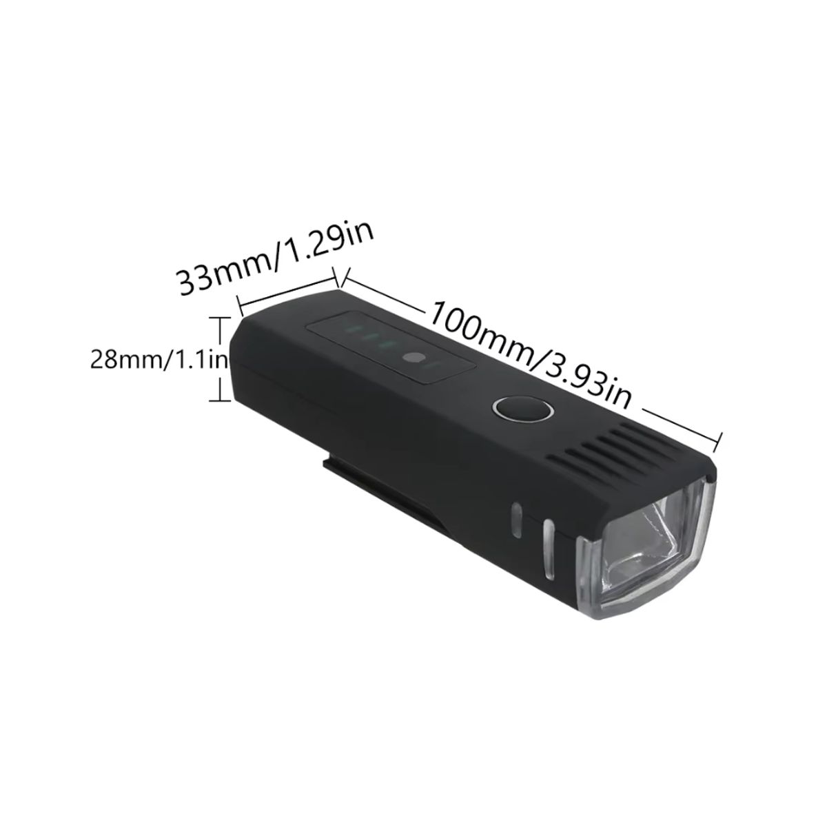 TIOZONEY - Kit Luz Delantera y Trasera Led Bicicleta Recargable Impermeable