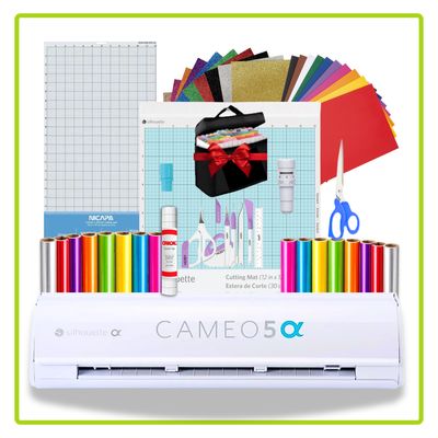 Silhouette Cameo 5 Alpha Blanca + Papelería Kg10-3