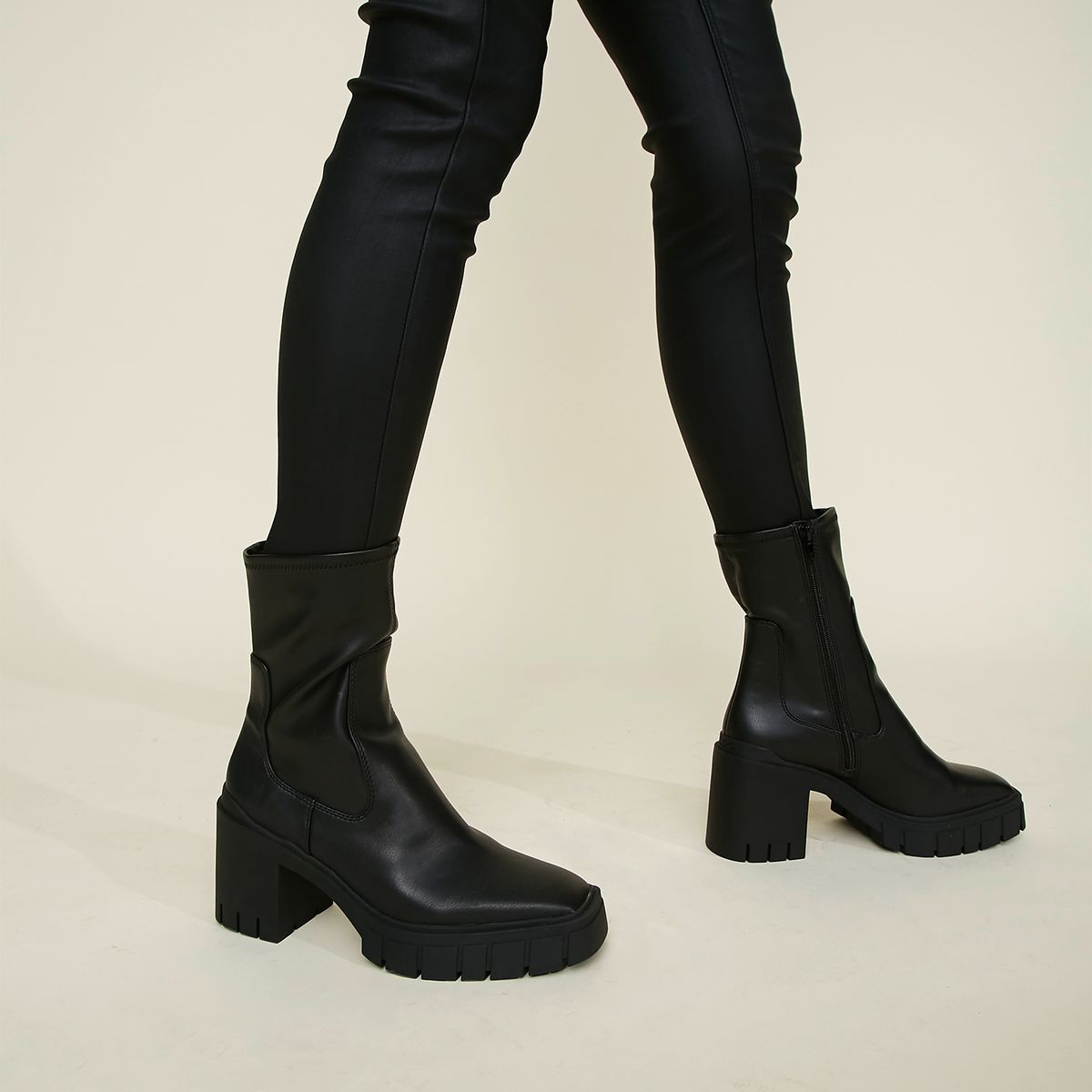 ALDO - Upstage Botín Mujer Cuero Negro Aldo