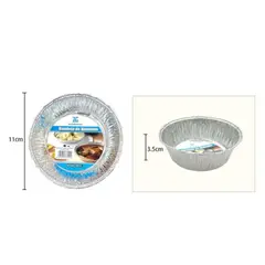 GENERICO - Bandeja aluminio 11×3.5cm x6