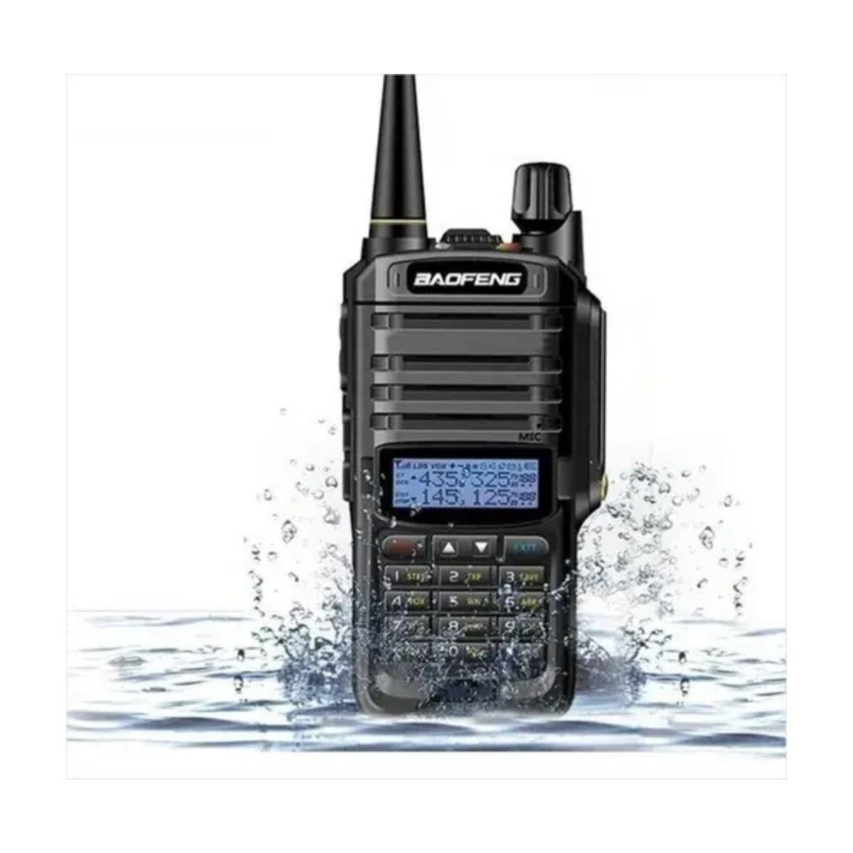 GENERICO - Walkie-talkie UV9r UV-9R y frecuencia UhfYVhf - negro BELUG