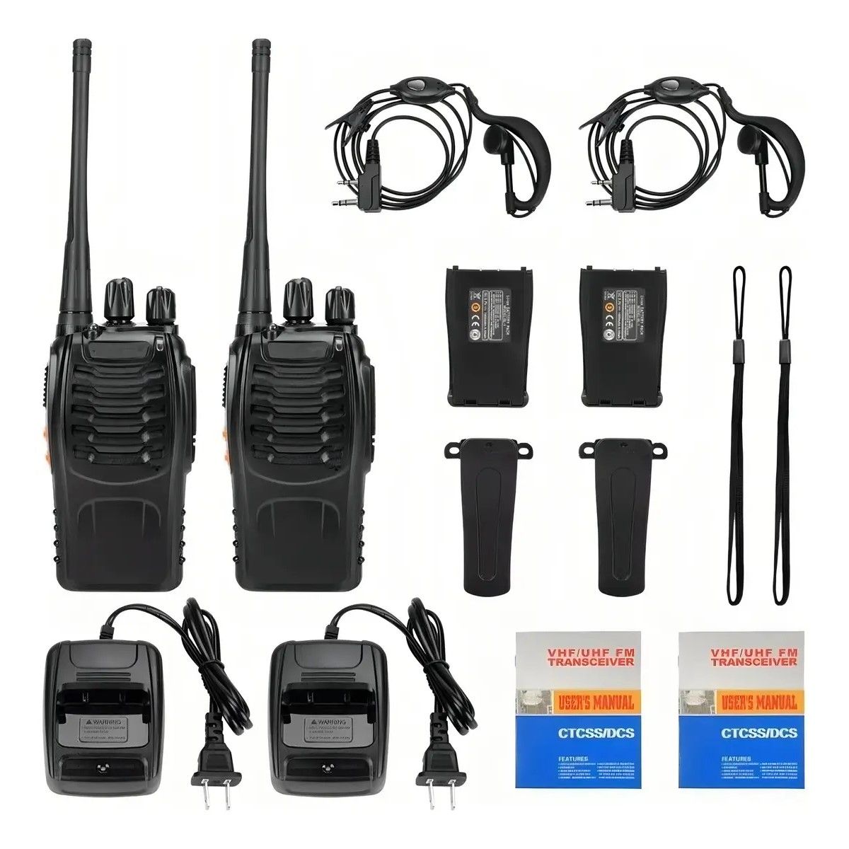 GENERICO - Walkie Talkie  X 2 Radios 16C 5km Alcance BELUG